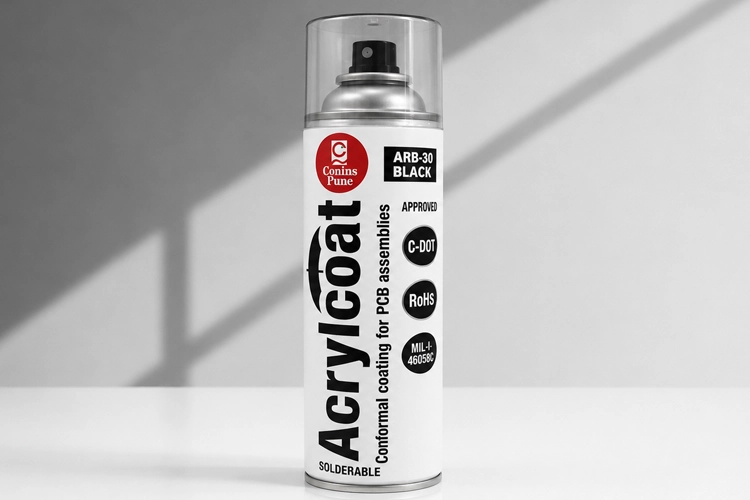 PCB Conformal Coating
( Acrylcoat - AarB-30 Black )